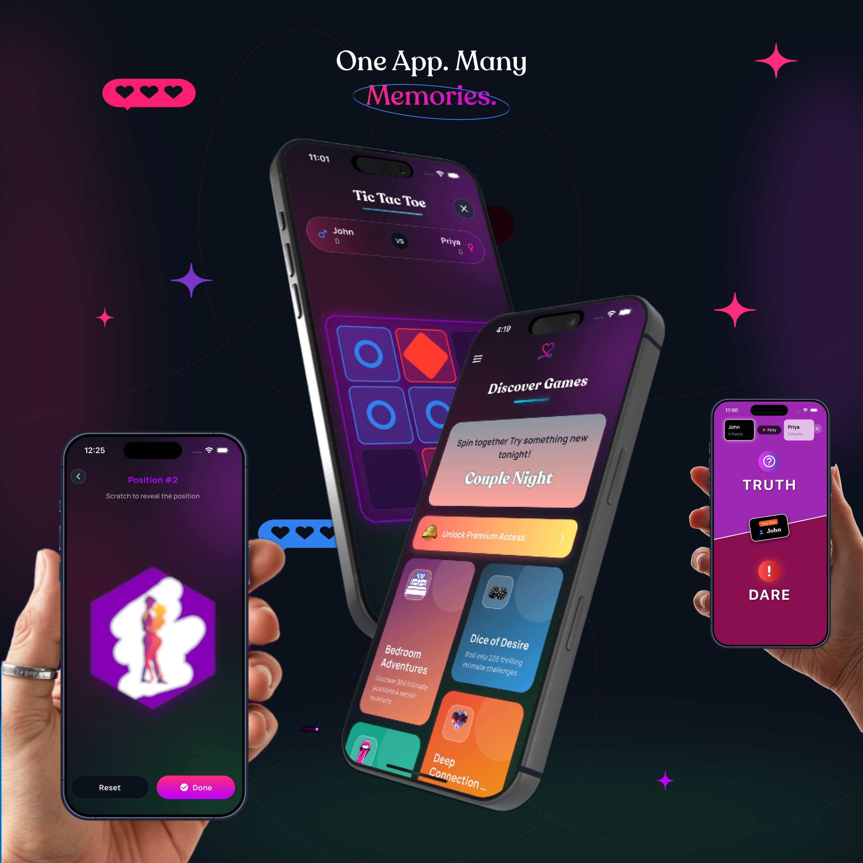 Endless Secrets App Interface