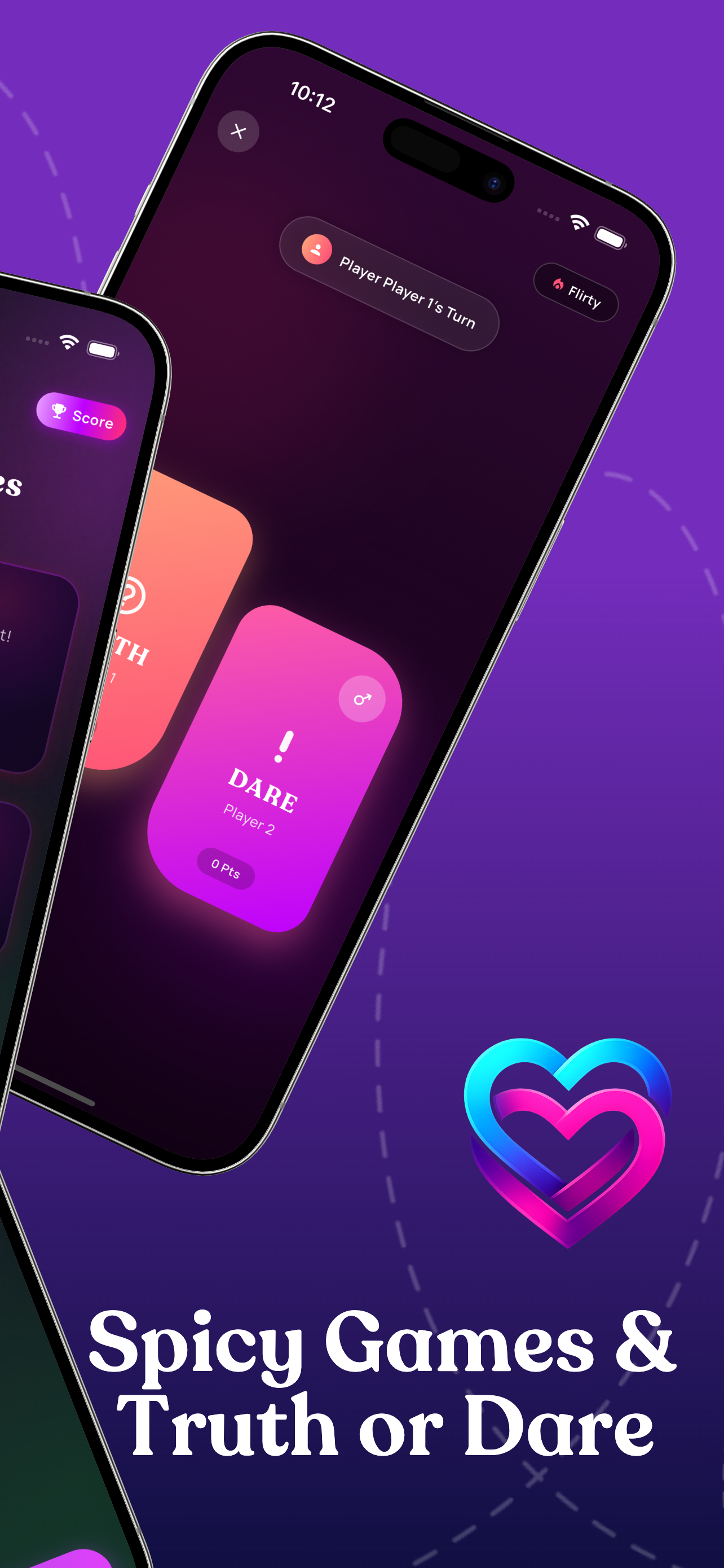 Romantic Dice & Roulette Screen