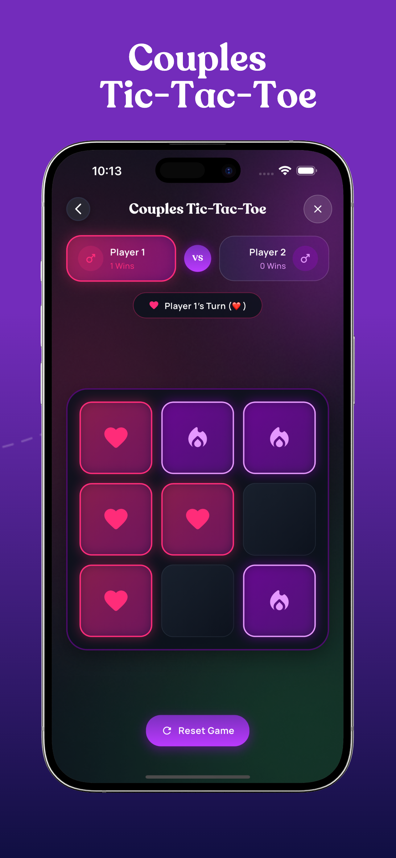 Customizable Passion Levels Screen